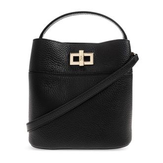 Furla Bucket Bags, female, Black, Size: ONE SIZE Amelia Mini Handbag