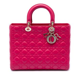 Dior Pre-owned Dior Large Lambskin Cannage Lady Dior Ladies WLOAATZIWOUYV7NM