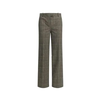 Circolo 1901 Ruitjes Wijde Broek - Dames - Broeken - Veelkleurig - Maat: XS