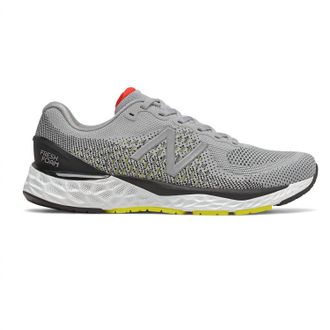 New Balance Mens Fresh Foam 880V10 Shoes In Grey/silver/yellow