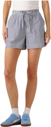 Another Label Romane Short - Dames - Bermuda - Blauw - S - Korte Broeken
