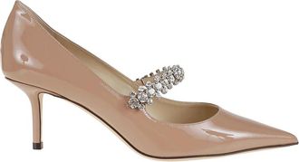 Jimmy Choo London Bing Pump - Dames - Pumps - Roze - 36 EU - Leer - Schoenen