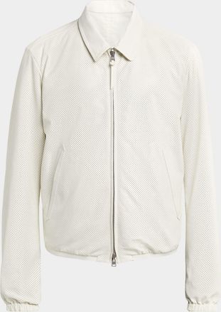 Tom Ford Men & apos;s Reversible Sheer Nylon Full-Zip Blouson