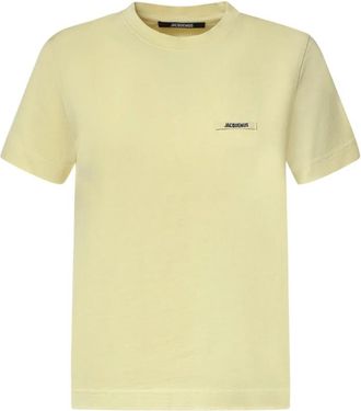 Jacquemus Mujer, Camisetas, Amarillo, Talla: S