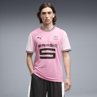 Puma Maglia Third Stade Rennais da uomo, Abbigliamento, Rosa, 3XL