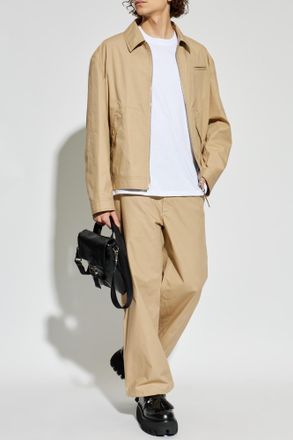 Balmain T-shirt With Printed Logo, Mens, White