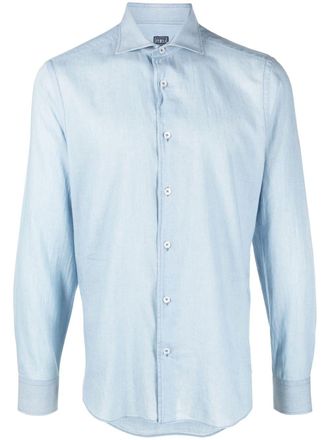 Fedeli Camicia con maniche lunghe - Blu