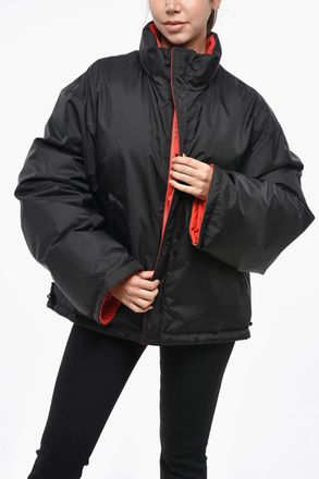 Balenciaga Reversible Down Jacket with Hidden Button Closure Balenciaga