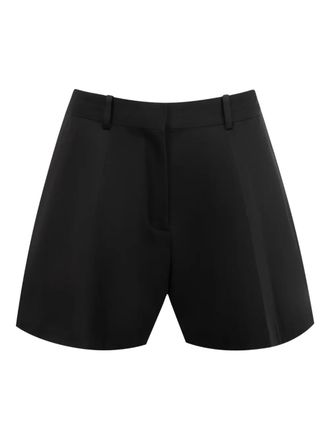 Loewe Trapeze shorts - women - Cotton/Silk - 40 - Black