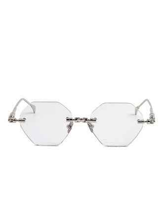 Kuboraum H60 bril met achthoekig montuur - Grijs