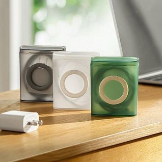 No Brand Caja Organizadora De Cables De Datos De 3 Piezas, Organizador De Cables Compacto Para El Hogar Y La Oficina, Caja De Gesti&oacute;n De Cables Duradera, Dise&ntilde;