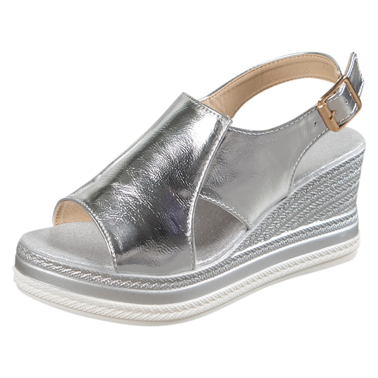 Sandali con zeppa da Donna in Argento in saldo fino al 55 Stylight
