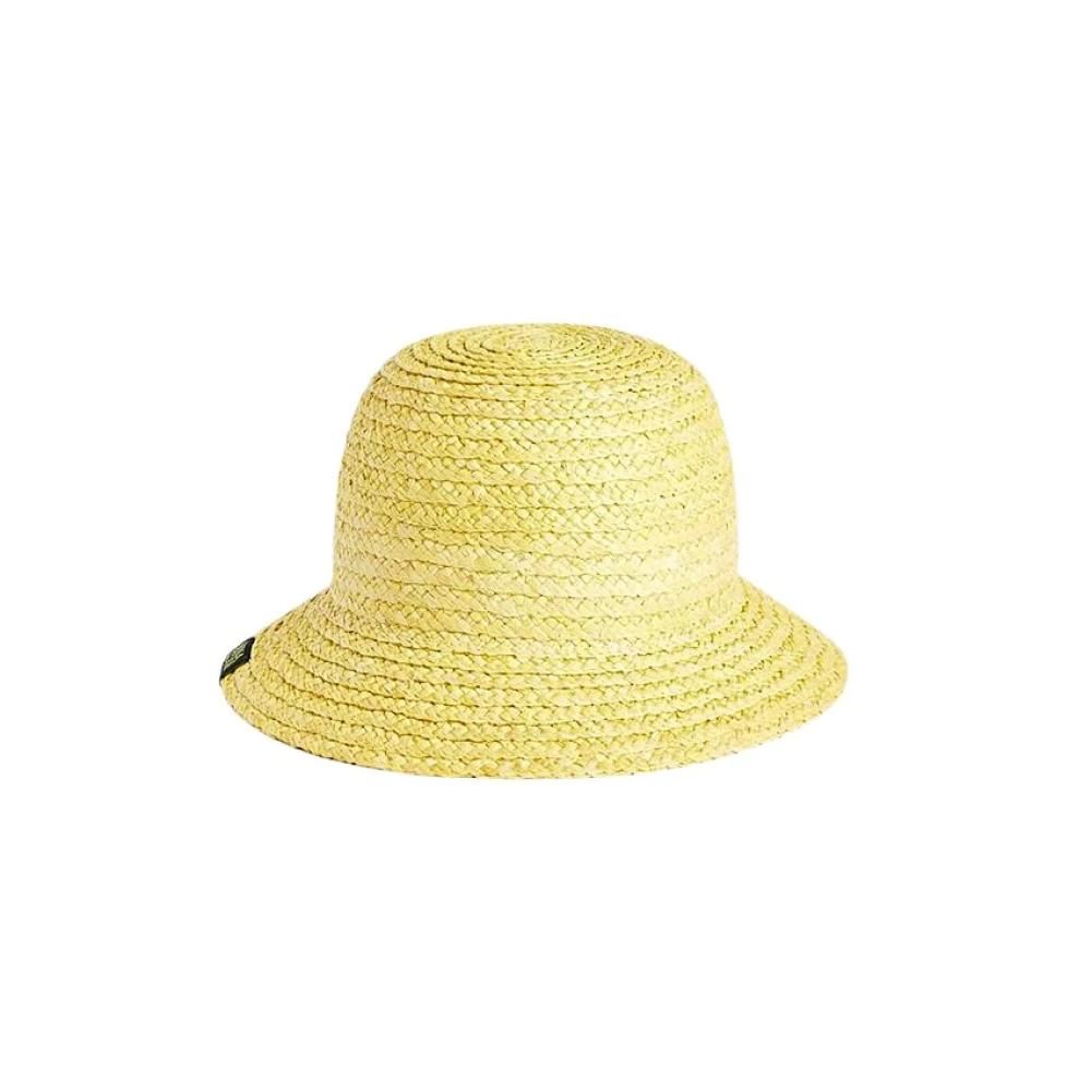 Cappello Da Sole Donna M199 Giallo – Berretto Secchiello In Cotone Jeans, Unica Misura