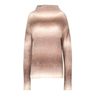 Alysi Turtlenecks, female, Brown, Size: S High Neck Top