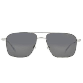 Montblanc Gray Rectangular Mens Sunglasses MB0278S 001 56