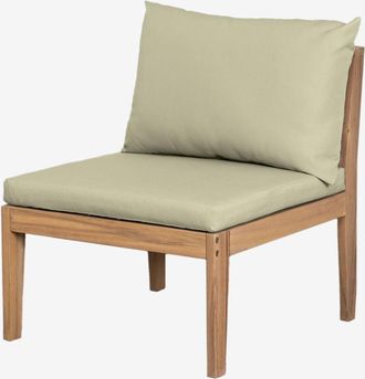 Sklum Sklum - M&oacute;dulo Central Para Sof&aacute; Modular De Jard&iacute;n En Madera De Acacia Filips