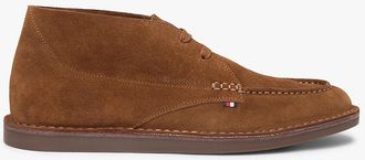 Tommy Hilfiger Mens Lace-Up Suede Chukka Boot - Brown - US 11.5 / EU 45