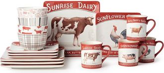 Certified International Vintage Farm 16Pc Dinnerware Set