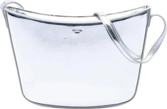 Celine Pre-owned Croque Schoudertas - Dames - Vintage Schoudertas - Grijs - ONE Size - Leer - Vintage