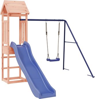 vidaXL Parque Infantil De Exterior Madera Maciza Douglas Vidaxl