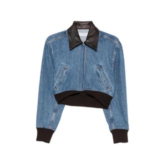 Iro Cropped Contrast-collar Jacket