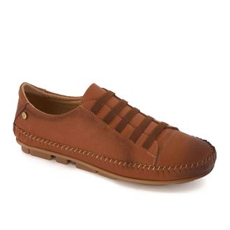 Andrea Womens Ultra Comfort Slip On Drivers In Brown