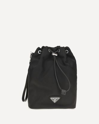 Prada Re-Nylon and Saffiano leather Speedrock Bucket Bag Male UNI