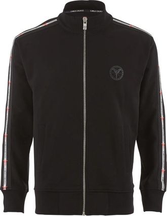 Carlo Colucci Uniek Zip-through Sweatshirt voor Mannen - Heren - Vesten met rits - Zwart - S - Hoodies & sweatvesten