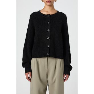 French Connection Fluffy Cardigan in Black at Nordstrom, Size X-Small