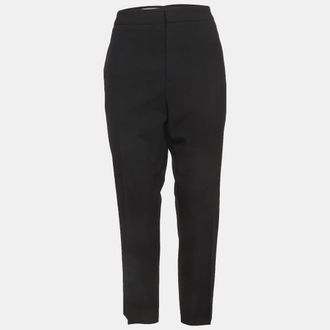 Jil Sander Black Twill Regular Fit Trousers