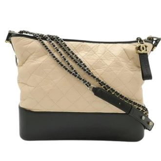 Chanel Pre-owned Cross Body Bags, female, Beige, Size: ONE SIZE Pre-owned Vintage Shoulder Bag