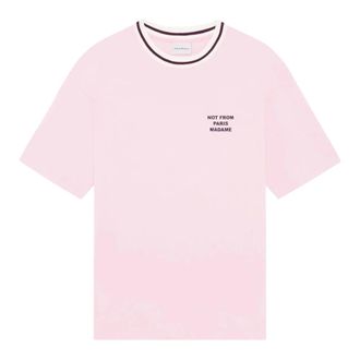 Dr&ocirc;le de Monsieur T-Shirts, male, Pink, Size: XL Sport Slogan T-shirt