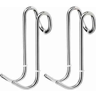 OEM Ganchos Para Ducha De 2 Piezas, Ganchos Para Puerta Sin Taladrar, Ganchos Para Ba&ntilde;o Para Ducha, Almacenamiento Para Puerta De Ducha - Crezuo