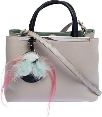 Fendi Pink leather Monster Mini 2Jours bag Size M