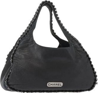 Chanel Pre-owned Shoulder Bags, female, Black, Size: ONE SIZE Pre-owned Vintage Shoulder Bag