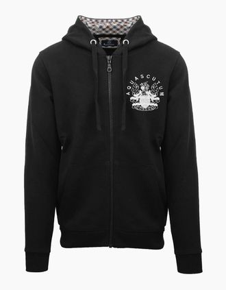 Aquascutum Mens Zp + Hoody S - Black - Size: 2X large