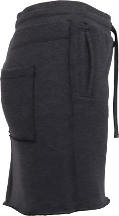 ATM Anthony Thomas Melillo ATM Drawstring Mini Skirt in Grey Cotton