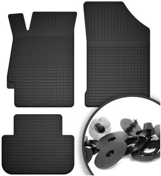 OEM Alfombrillas De Goma + Topes Para: Subaru Impreza Gc (sin Salidas De Aire Traseras) Familiar, Sed&aacute;n (1993-2001)