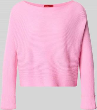 Max & Co. Oversized Strickpullover aus Baumwoll-Mix Modell SCAMBIO in Pink, Gr&ouml;&szlig;e XL