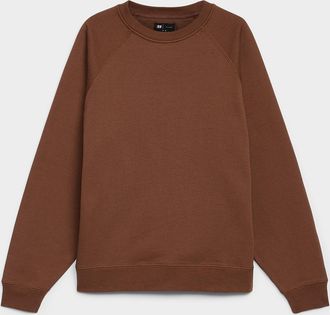 Le 31 Mens Fleece-underside raglan sweatshirt