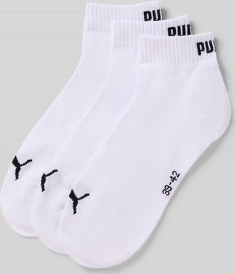 Puma Damen Sneakersocken im 3er-Pack in Weiss, Größe 35/38