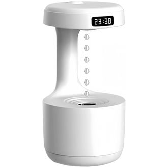 OEM Humidificador Digital Antigravedad Con Pantalla Led, Blanco