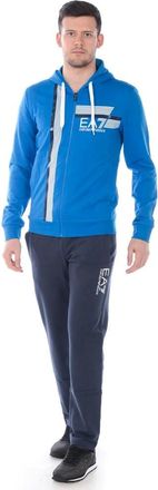 Emporio Armani Training Sets, male, Blue, Size: S Sporty Tracksuit for Active Lifestyle