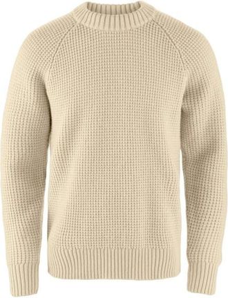 Fj&auml;llr&auml;ven &Ouml;vik Waffle Knit Wollpullover f&uuml;r Herren | beige