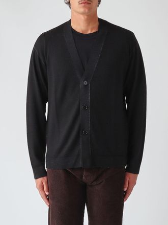 Emporio Armani Cardigan in lana con scollo a V e chiusura con bottoni