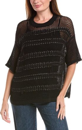 Lafayette 148 New York Open-Knit Sweater