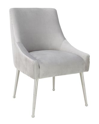 TOV Furniture Tov Furniture Beatrix Pleated Velvet Side Chair