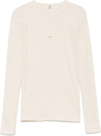 BASERANGE T-shirt Heart - Toni neutri