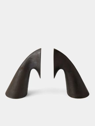 Carl Aub&ouml;ck Brass Painted Bookends