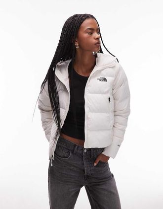 The North Face Hyalite - Felpa con cappuccio imbottita bianco sporco